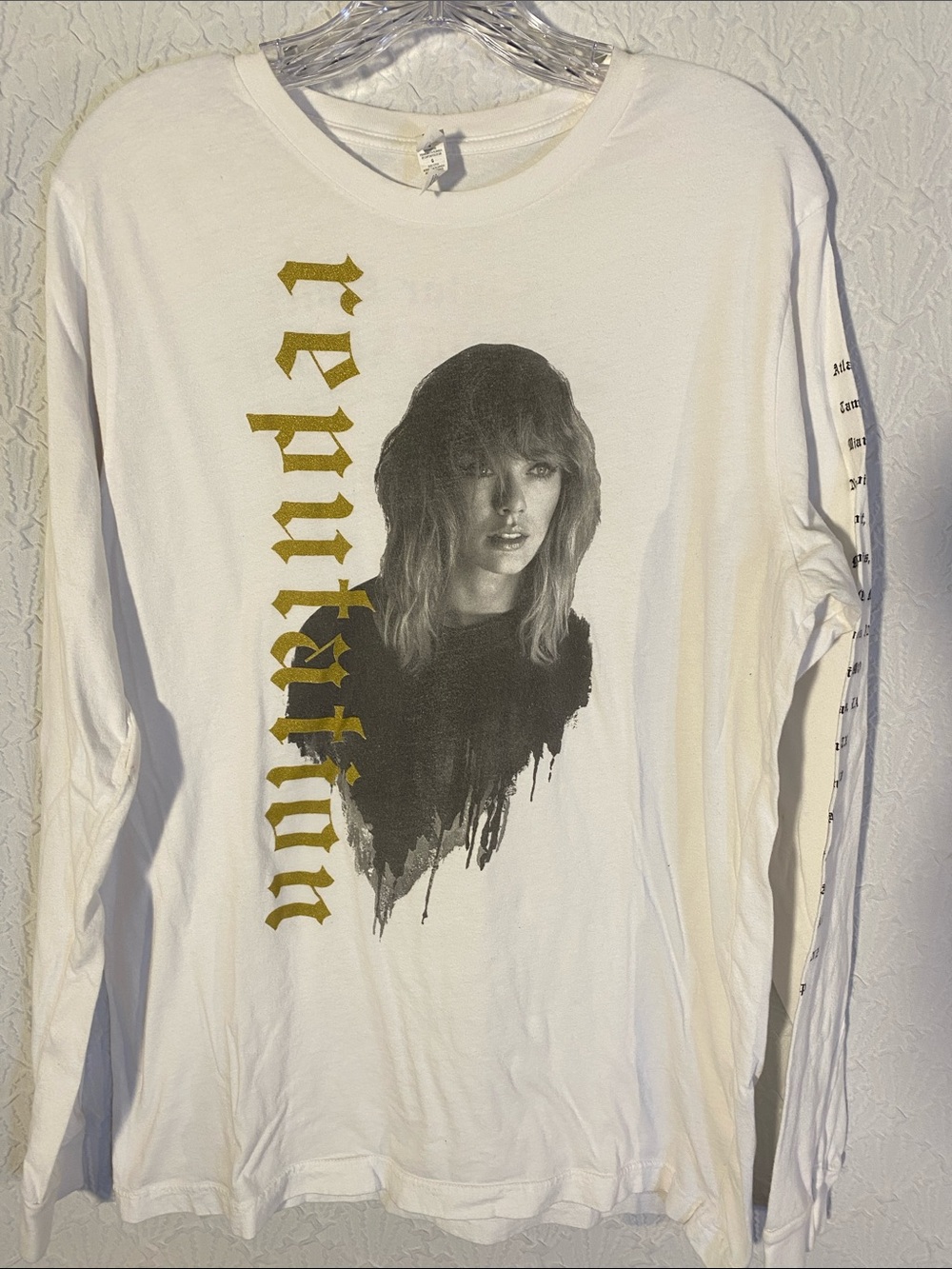 Taylor Swift Reputation Tour long sleeve cotton large top LOFT